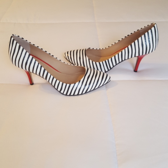 INC International Concepts Shoes - INC International Concepts Striped Heels